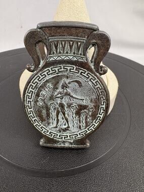Vintage Greek Bronze Paperweight Clip Knossos Griffin Minoan Crete Amphora